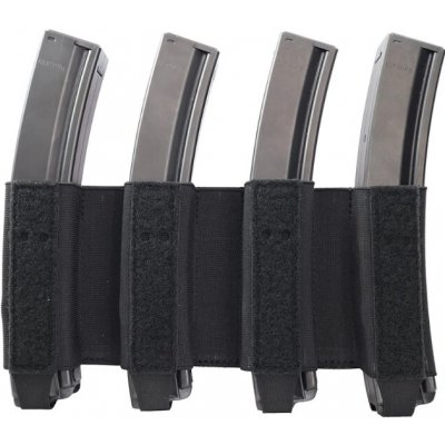 COMBAT SYSTEMS elastický insert na zásobníky QUAD SMG MP5/GLOCK Černá – Hledejceny.cz