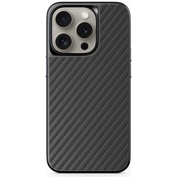 Epico Mag+ Hybrid Carbon Case kompatibilní s MagSafe iPhone 15 černé