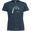 Dámské sportovní tričko Head Club LARA T-SHIRT WOMEN NAVY BLUE