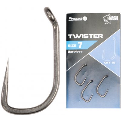 Kevin Nash Twister Barbless vel.4 10 ks – Zbozi.Blesk.cz