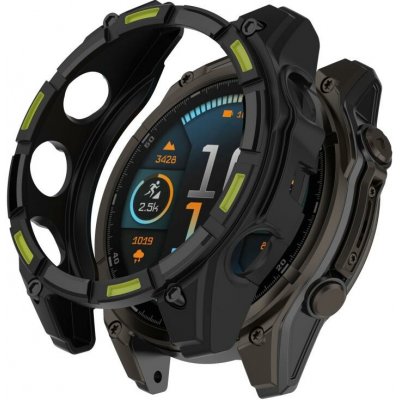 VSECHNONAMOBIL 127732 TPU HALF COVER Kryt pro Garmin Fenix 8 Pro 51mm AMOLED BLACK-GREEN – Zboží Živě