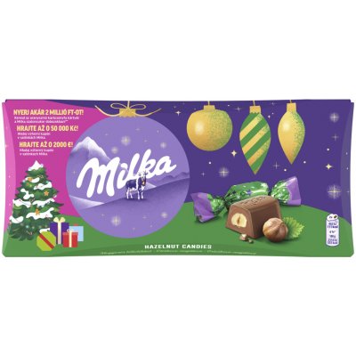 Milka Vánoční salonky oříškové 255 g – Zbozi.Blesk.cz