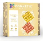 Connetix Pastel Lemon & Peach Base Plate 2 ks základny – Zboží Mobilmania