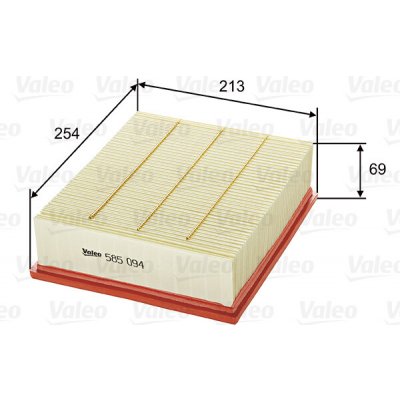 Vzduchový filtr VALEO 585094 – Hledejceny.cz