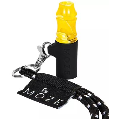 Moze Wavy Line Yellow náustek na krk – Zboží Dáma