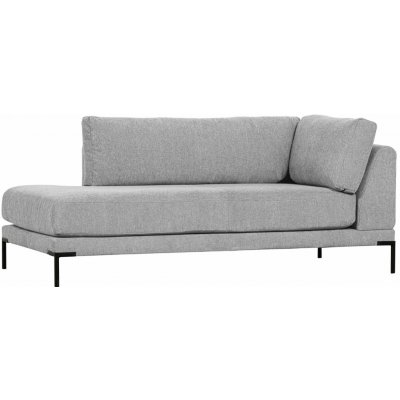 Woood Coulee 200 cm levá světle šedá látková – Zboží Dáma