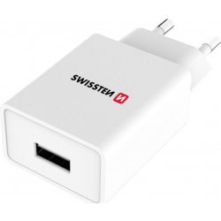 SWISSTEN Swissten Síťový Adaptér Smart Ic 1X Usb 1A Power + Datový Kabel Usb / Lightning 1,2 M Bílý