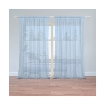 Sablio Záclony Modrá sky blue: 2ks 150x250cm – Hledejceny.cz