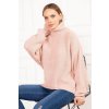 Dámský svetr a pulovr CARISMA dámský pletený svetr 6085 růžový