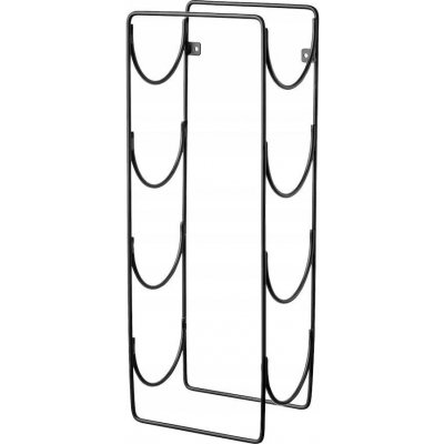 IKEA SNOSPIRA Stojan na 4 lahve vína, černý – Sleviste.cz