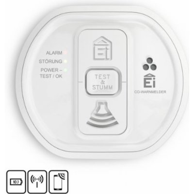 Ei Electronics Ei208IW i-Serie CO Kohlenmonoxid Melder – Zbozi.Blesk.cz