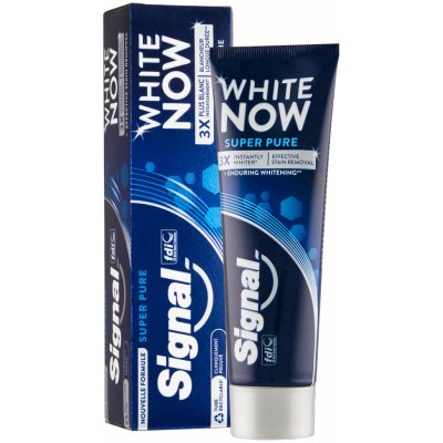 Signal White Now Men Super Pure pro muže s bělicím účinkem 75 ml – Hledejceny.cz