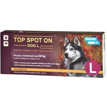 Bioveta Top Spot-on Dog L nad 30 kg 1 x 3 ml