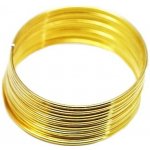 Zlatý, paměťový drát, 22mm – Sleviste.cz