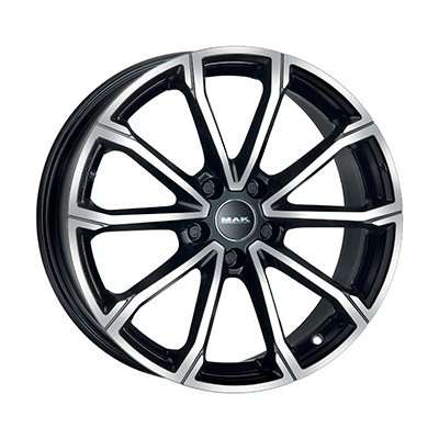 MAK DAVINCI 7x18 5x100 ET39 gloss black polished | Zboží Auto