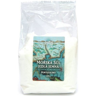 Valdemar Grešík sůl mořská jedlá jemná 600 g – Zboží Dáma