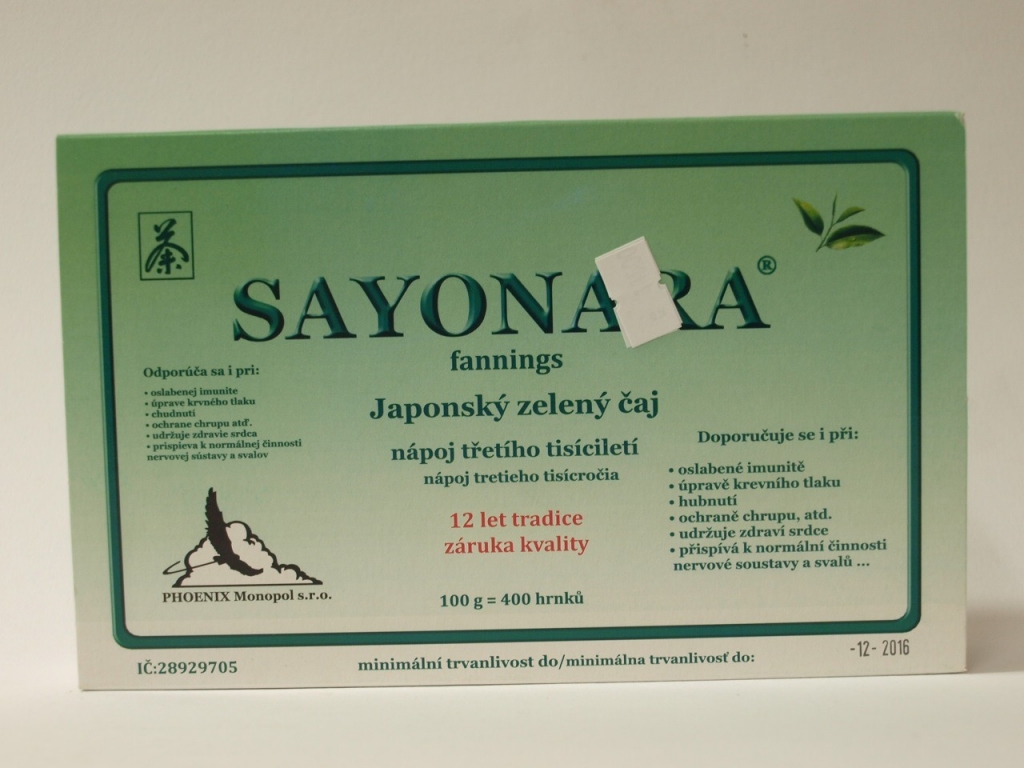 Phoenix Monopol Sayonara japonský zelený čaj 100 g