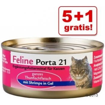 Feline Porta 21 tuňák & hovězí 6 x 90 g