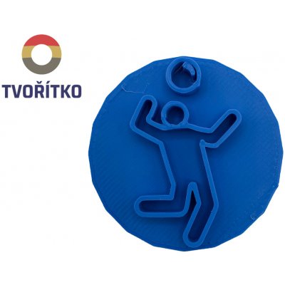 TVOŘÍTKO Volejbalista I Rozměr: 6 cm, + Vykrajovátko: Ano – Hledejceny.cz