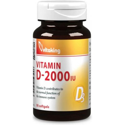 Vitaking Vitamín D3 2000 90 kapslí – Hledejceny.cz