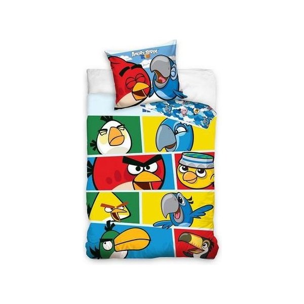 Carbotex Angry Birds RIO 2 povlečení 160x200 70x80 od 549 Kč - Heureka.cz