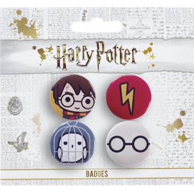 Carat Shop Odznáčky Harry Potter 4 ks – Zbozi.Blesk.cz