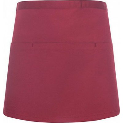 Karlowsky Barmanská zástěra do pasu s kapsičkou se třemi oddíly Vínová 60 x 35 cm KY101 – Hledejceny.cz
