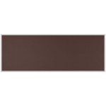 VMS VISION Stolový paraván EKONOMIK ekoTAB ostrý roh 180 x 65 cm tmavě hnědý – Sleviste.cz