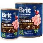 Brit Premium by Nature Dog Chicken With Chicken Hearts 800 g – Zboží Mobilmania