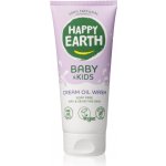 Happy Earth 100% Natural Cream Oil Wash for Baby & Kids mycí olej pro suchou a citlivou pokožku 200 ml – Zbozi.Blesk.cz