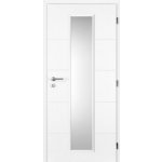DOORNITE QUATRO LINEA profilované sklo bílé 90 cm – Zboží Mobilmania