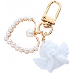 Přívěsek na klíče a kabelku Amparo Miranda Andělíček s perlami – Hledejceny.cz