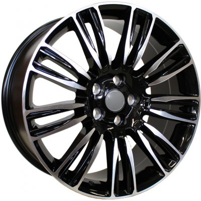 Racing Line XE136 9,5x21 5x120 ET49 black polished – Hledejceny.cz