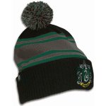 CurePink Zimní čepice s bambulí Harry Potter Slytherin Snake – Hledejceny.cz