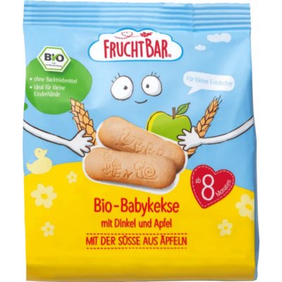 FruchtBar BIO Špaldové sušenky s jablky 100 g