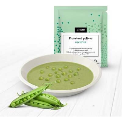 MyKeto Proteinová polévka hrášková 20 x 40 g