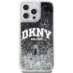 DKNY Liquid Glitter Arch Logo pro iPhone 14 Pro Black – Zboží Mobilmania