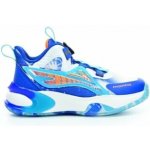 Progress Junior Basketball dětské sportovní boty s kolečkem SLL lehké a prodyšné bílá/modrá/tyrkys – Zboží Mobilmania