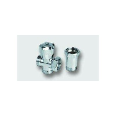 H-Line mezikus s ventilem pro připojení pračky 3/4" x 3/4" x 3/4 – Sleviste.cz