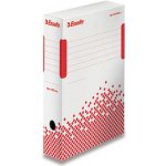 Esselte Speedbox archivační krabice bílá červená 80 mm – Sleviste.cz