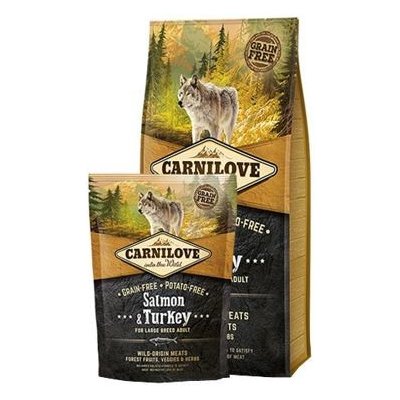 CARNILOVE - Salmon & Turkey for Large Breed Adult dogs 1,5kg