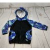 Dětská bunda Yháček Softshellová bunda zimní Dinosauři na navy