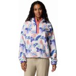 Columbia Helvetia II Printed Cropped Half Snap bílá modrá – Zboží Dáma