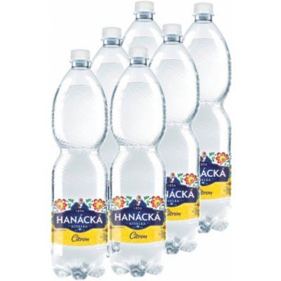 Hanácká kyselka minerální voda citron 6 x 1,5l