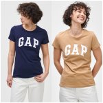 GAP Logo franchise classic T-shirt béžové – Zboží Mobilmania