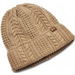 Under Armour Halftime Cable knit dámská zimní čepice hnědá – Sleviste.cz