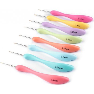 Sada ergonomických háčků na háčkování - mix – Zboží Dáma