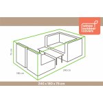 Winza Obal na sedací soupravu obdélník 240 x 180 x 75 cm – Hledejceny.cz