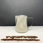Rhinowares nerezová konvička na mléko s ryskou 950 ml – Zboží Dáma