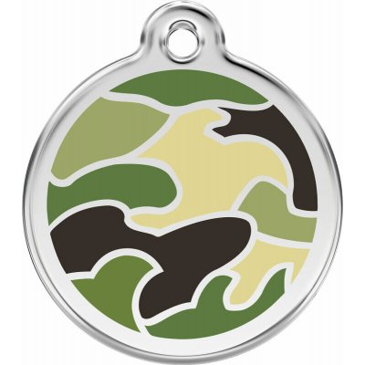 Red Dingo známka Camouflage Green zelená M 30 mm – Hledejceny.cz